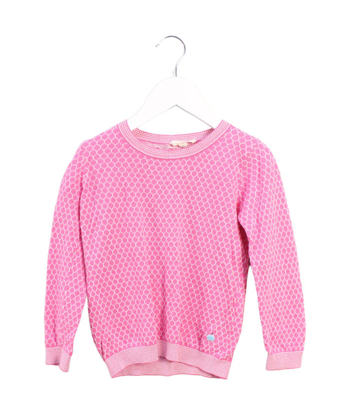 A Pink Knit Sweaters from The Bonnie Mob in size 4T for girl. (Front View)