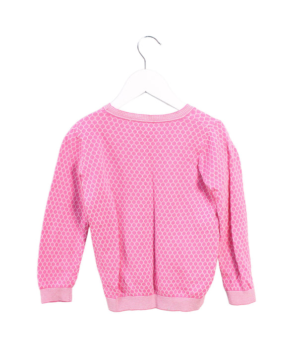 A Pink Knit Sweaters from The Bonnie Mob in size 4T for girl. (Back View)