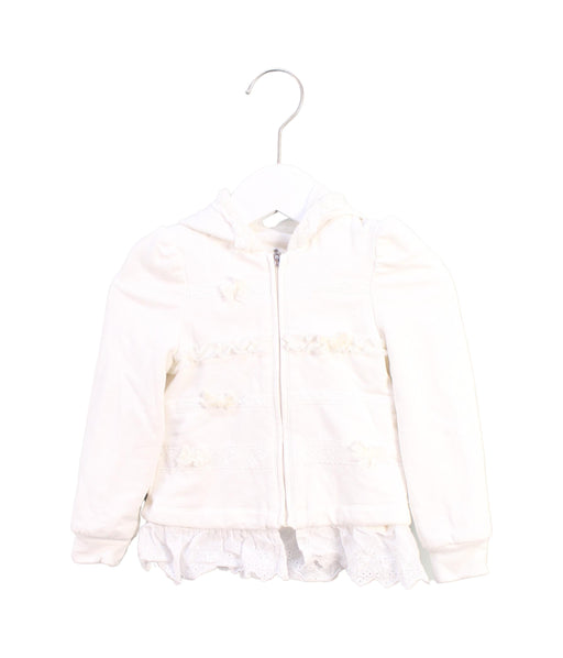 A Ivory Lightweight Jackets from Nicholas & Bears in size 3T for girl. (Front View)