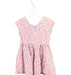 A Pink Short Sleeve Dresses from Petit Bateau in size 3T for girl. (Back View)