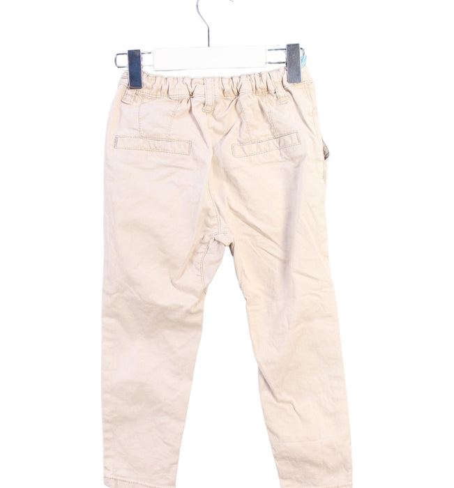 A Beige Casual Pants from Seed in size 3T for girl. (Back View)