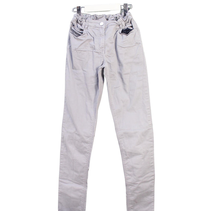 A Grey Casual Pants from Jacadi in size 12Y for girl. (Front View)