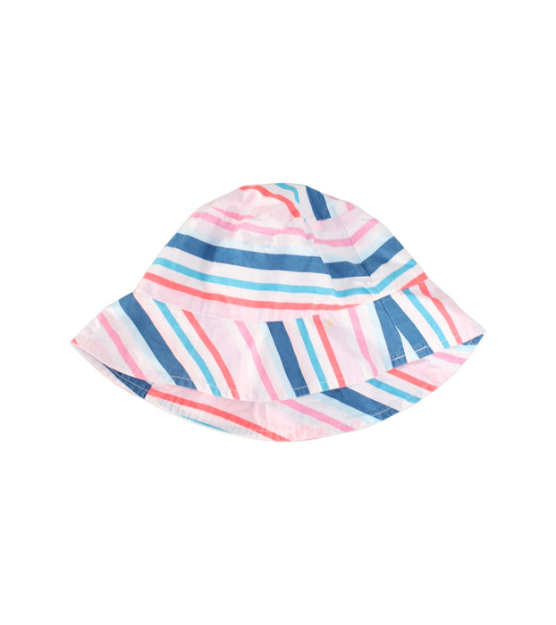 A Pink Sun Hats from Jacadi in size 3T for girl. (Front View)