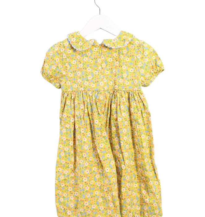 A Yellow Short Sleeve Dresses from Cath Kidston in size 3T for girl. (Back View)