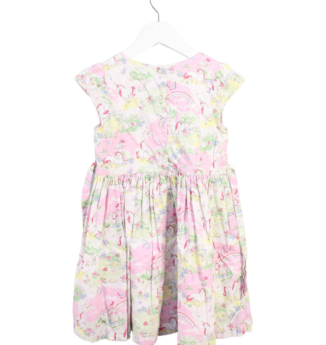 A Pink Short Sleeve Dresses from Cath Kidston in size 3T for girl. (Back View)