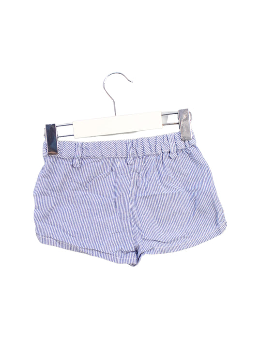 A Blue Shorts from Monoprix in size 4T for girl. (Back View)