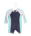 A Navy Swimsuits from Snapper Rock in size 0-3M for boy. (Front View)