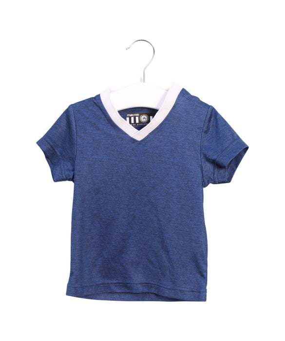 A Blue Active Tops from Macron in size 3-6M for boy. (Front View)