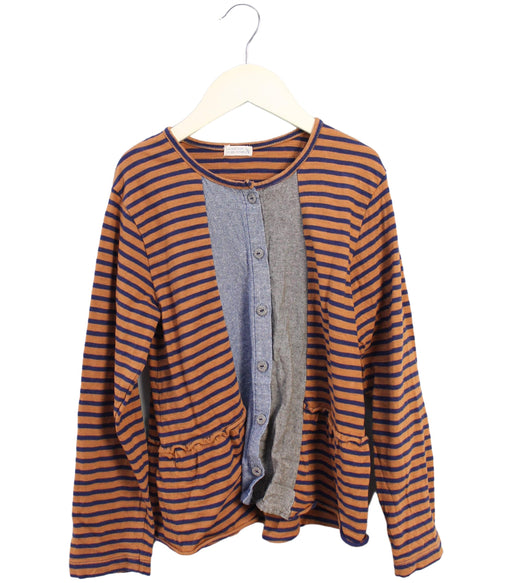 A Brown Long Sleeve Tops from Ragmart in size 7Y for girl. (Front View)