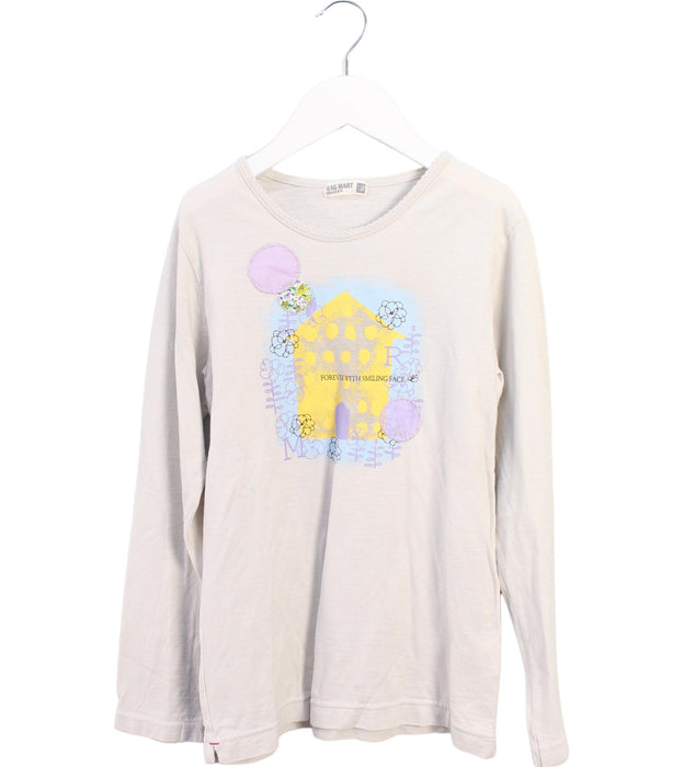 A Grey Long Sleeve Tops from Ragmart in size 7Y for girl. (Front View)