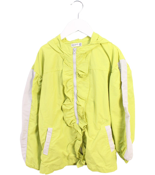 A Yellow Lightweight Jackets from Ragmart in size 7Y for girl. (Front View)
