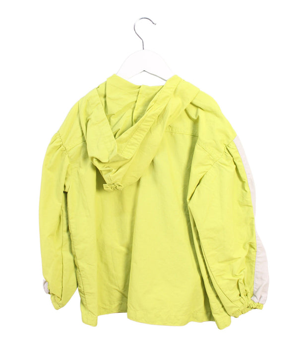 A Yellow Lightweight Jackets from Ragmart in size 7Y for girl. (Back View)