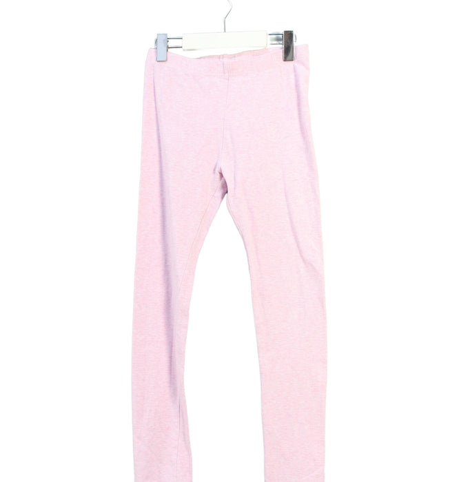 A Pink Leggings from Seed in size 9Y for girl. (Front View)