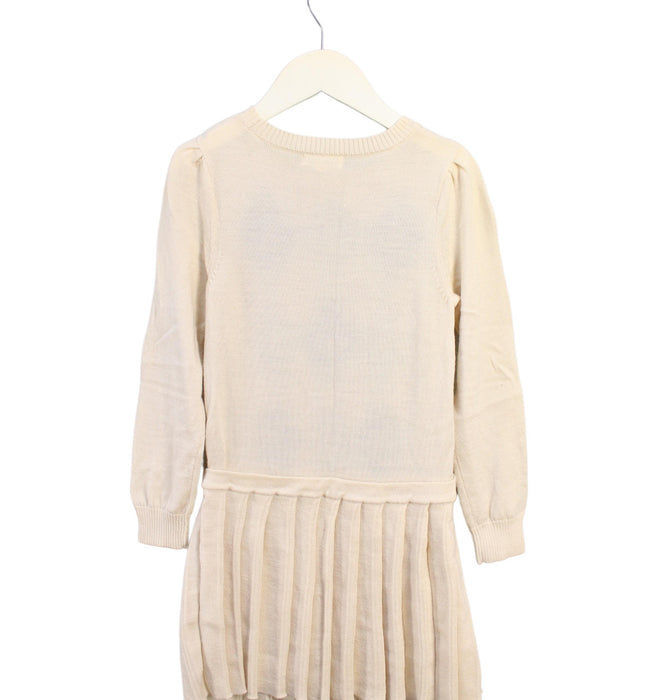 A Ivory Sweater Dresses from Nicholas & Bears in size 6T for girl. (Back View)