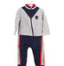 A Grey Long Sleeve Jumpsuits from Ferrari in size 6-12M for boy. (Front View)