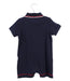 A Navy Short Sleeve Rompers from Nicholas & Bears in size 6-12M for boy. (Back View)