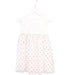 A White Sleeveless Dresses from Petit Bateau in size 12-18M for girl. (Front View)