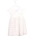 A White Sleeveless Dresses from Petit Bateau in size 12-18M for girl. (Back View)