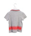 A Grey Short Sleeve Polos from Kingkow in size 4T for boy. (Back View)