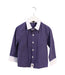 A Purple Shirts from Le Petit Society in size 3T for boy. (Front View)