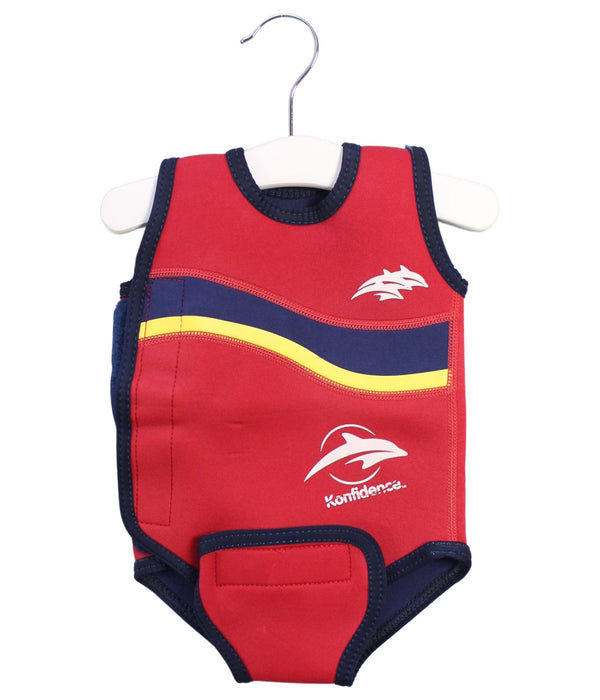 A Red Wetsuits from Konfidence in size Newborn for neutral. (Front View)