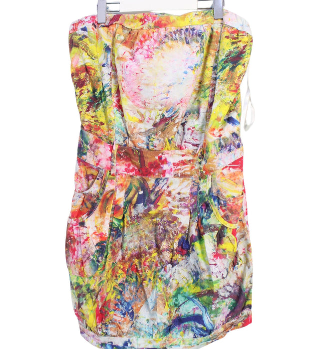 A Multicolour Sleeveless Dresses from Milky Way in size S for maternity. (Front View)