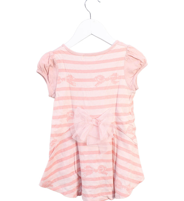 A Peach Short Sleeve Tops from Jill Stuart in size 4T for girl. (Back View)