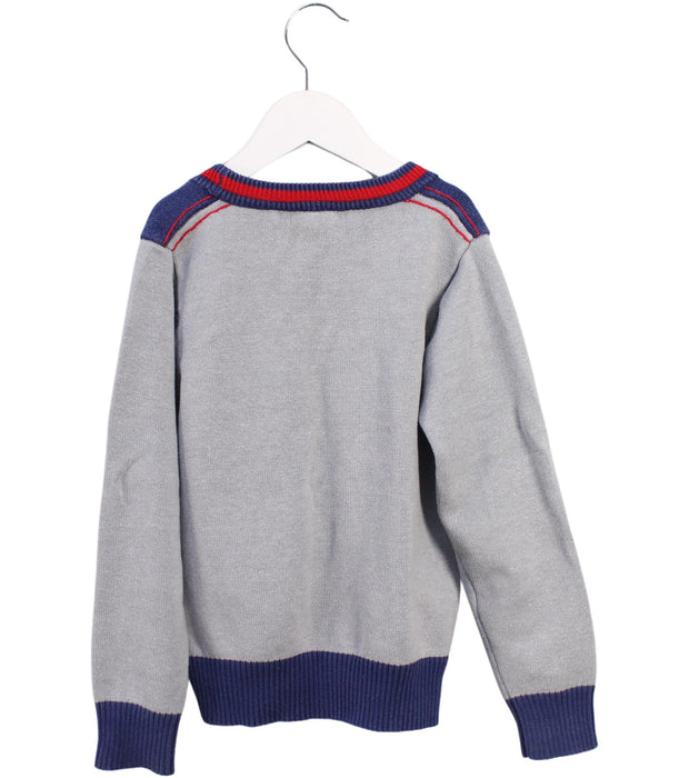 A Grey Cardigans from Tommy Hilfiger in size 4T for boy. (Back View)