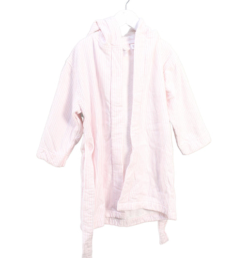 A Pink Bathrobes from Sheridan in size 4T for girl. (Front View)