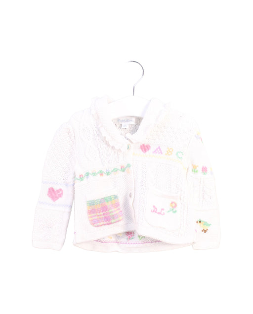 A White Cardigans from Ralph Lauren in size 6-12M for girl. (Front View)