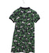 A Green Short Sleeve Dresses from Vivienne Tam in size 5T for girl. (Back View)