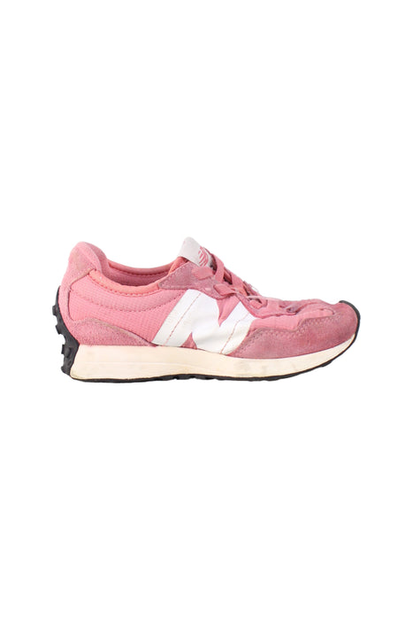 A Pink Sneakers from New Balance in size 5T for girl. (Back View)