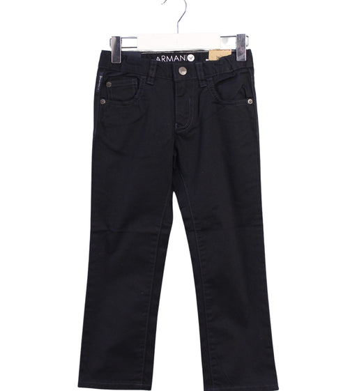 A Black Casual Pants from Armani in size 4T for boy. (Front View)