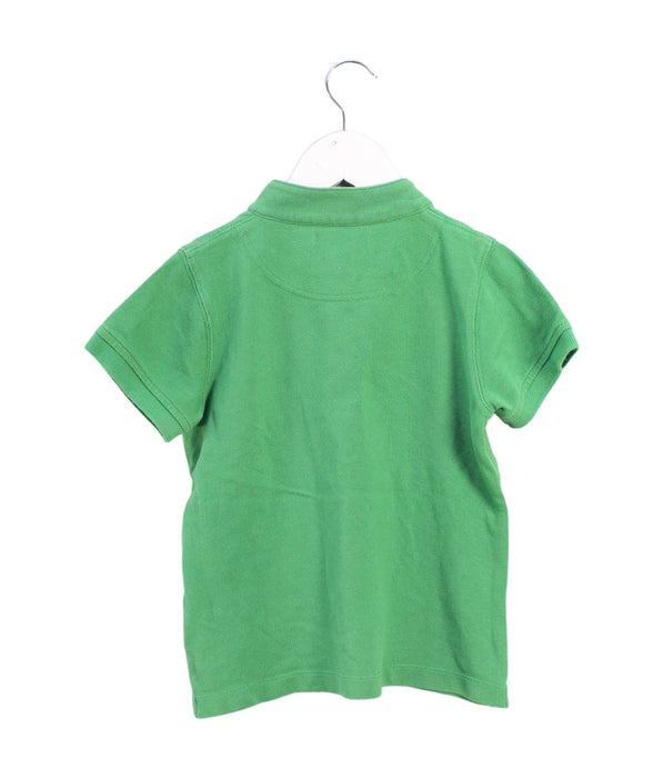 A Green Short Sleeve Polos from Shanghai Tang in size 4T for girl. (Back View)