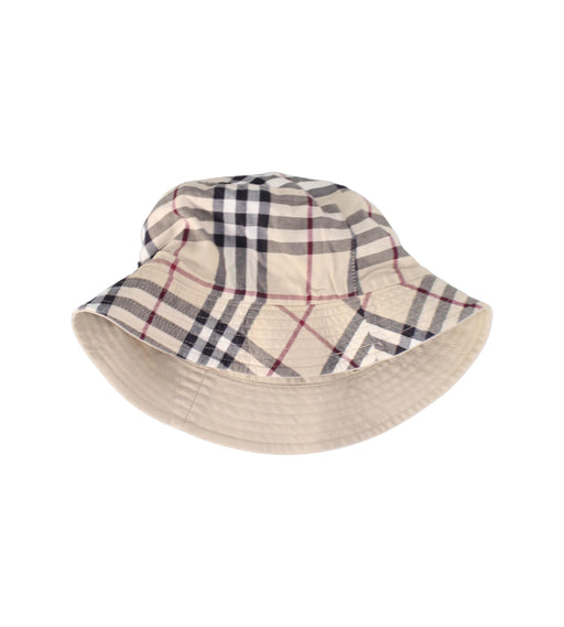 A Beige Sun Hats from Burberry in size O/S for girl. (Front View)