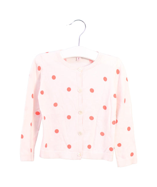 A Pink Cardigans from Bonpoint in size 2T for girl. (Front View)