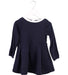 A Navy Long Sleeve Dresses from Petit Bateau in size 3T for girl. (Front View)