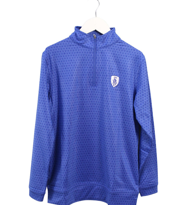 A Blue Long Sleeve Tops from Peter Millar in size 9Y for boy. (Front View)