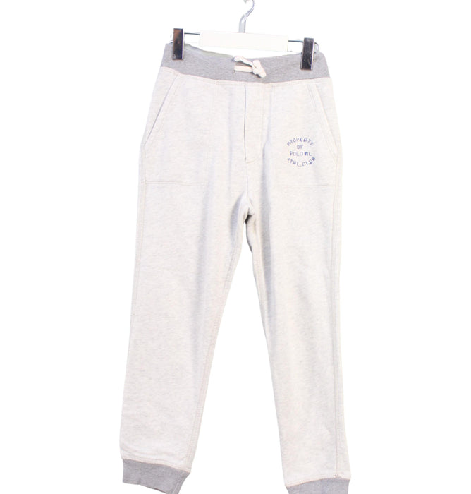 A Grey Sweatpants from Polo Ralph Lauren in size 6T for boy. (Front View)