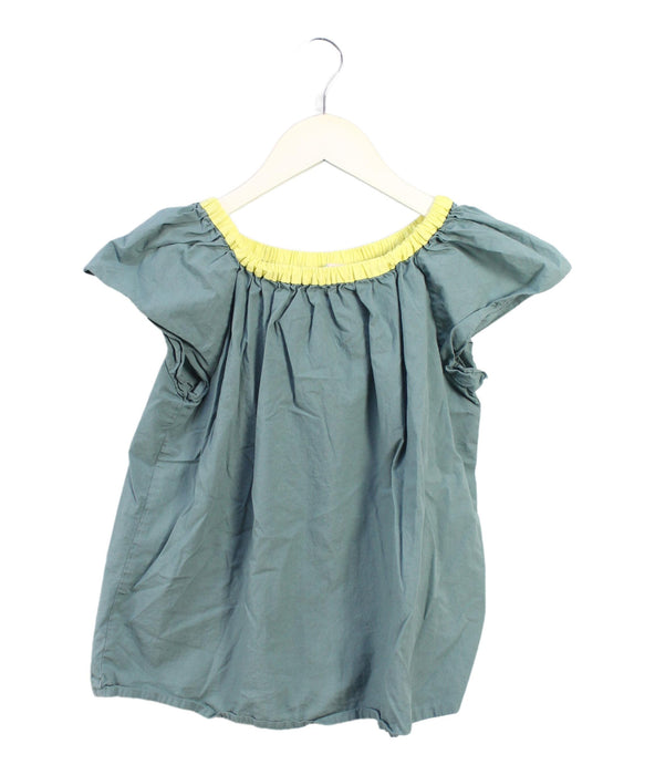 A Green Short Sleeve Tops from Bonpoint in size 10Y for girl. (Front View)