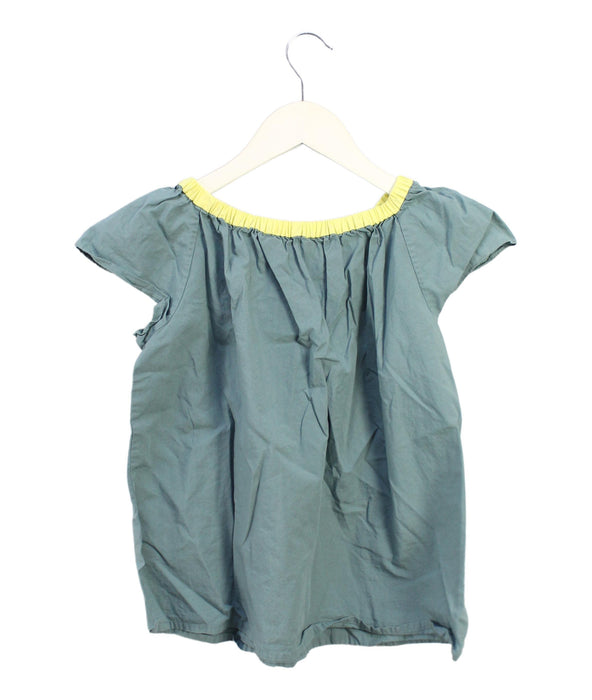 A Green Short Sleeve Tops from Bonpoint in size 10Y for girl. (Back View)