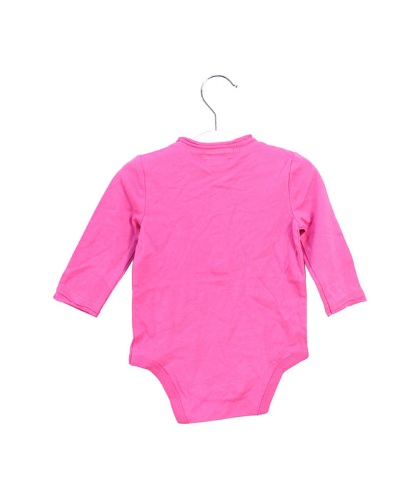 A Pink Long Sleeve Bodysuits from Ralph Lauren in size 0-3M for girl. (Back View)