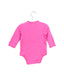 A Pink Long Sleeve Bodysuits from Ralph Lauren in size 0-3M for girl. (Back View)