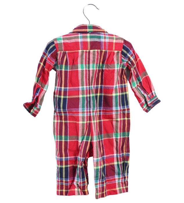 A Red Long Sleeve Jumpsuits from Ralph Lauren in size 0-3M for boy. (Back View)