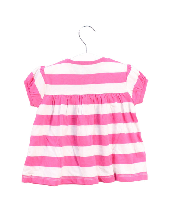 A Pink Short Sleeve Tops from Ralph Lauren in size 6-12M for girl. (Back View)