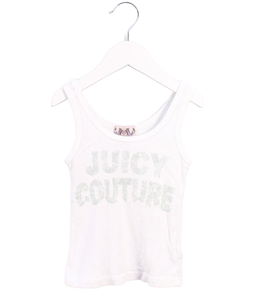 A White Sleeveless Tops from Juicy Couture in size 3T for girl. (Front View)