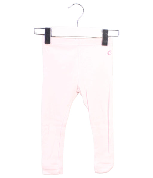 A Pink Leggings from Petit Bateau in size 12-18M for girl. (Front View)