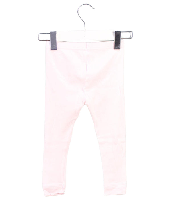 A Pink Leggings from Petit Bateau in size 12-18M for girl. (Back View)