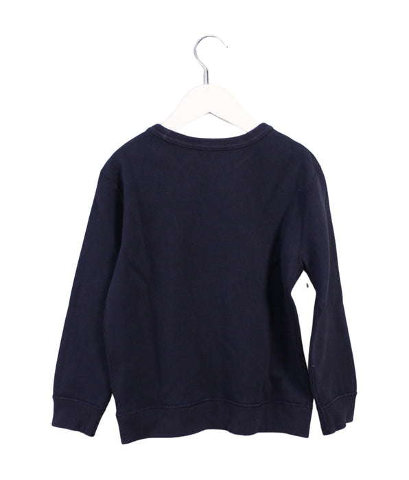 A Navy Crewneck Sweatshirts from Polo Ralph Lauren in size 6T for boy. (Back View)