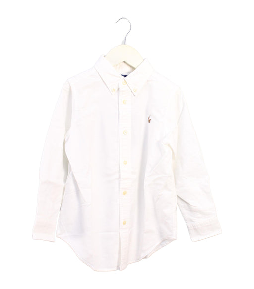 A White Shirts from Ralph Lauren in size 5T for boy. (Front View)